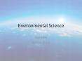 Environmental Science PowerPoint PPT Presentation