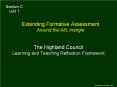 The Highland Council Learning and Teaching Reflection Framework PowerPoint PPT Presentation