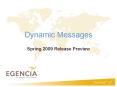 Dynamic Messages PowerPoint PPT Presentation