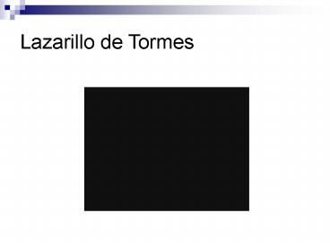 Lazarillo de Tormes