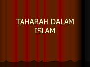 TAHARAH DALAM ISLAM