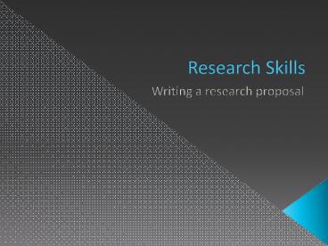 Research Skills