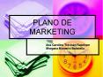 PLANO DE MARKETING PowerPoint PPT Presentation