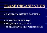 PLAAF ORGANISATION