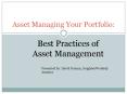 Asset Managing Your Portfolio: PowerPoint PPT Presentation