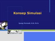 Konsep Simulasi