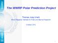 The WWRP Polar Prediction Project PowerPoint PPT Presentation