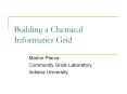 Building a Chemical Informatics Grid PowerPoint PPT Presentation