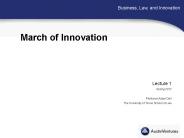 March of Innovation