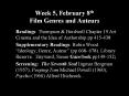 Week 5, February 8th Film Genres and Auteurs PowerPoint PPT Presentation