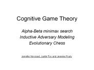 Cognitive Game Theory