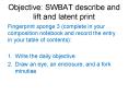 Objective: SWBAT describe and lift and latent print PowerPoint PPT Presentation