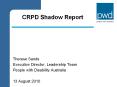 CRPD Shadow Report PowerPoint PPT Presentation