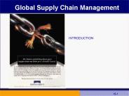 Global Supply Chain Management