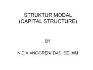 STRUKTUR MODAL (CAPITAL STRUCTURE)