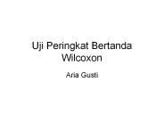 Uji Peringkat Bertanda Wilcoxon