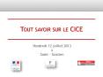 Tout savoir sur le CICE PowerPoint PPT Presentation