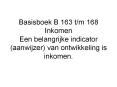 Basisboek B 163 t/m 168 Inkomen Een belangrijke indicator (aanwijzer) van ontwikkeling is inkomen. PowerPoint PPT Presentation