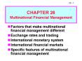 Factors that make multinational financial management different PowerPoint PPT Presentation