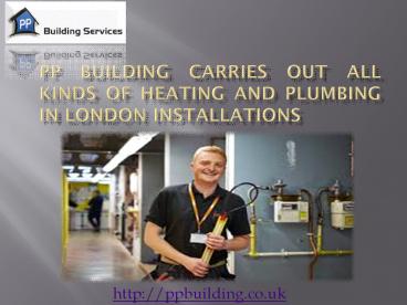 Plumbing In London