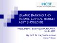 ISLAMIC BANKING AND ISLAMIC CAPITAL MARKET AS IT SHOULD BE PowerPoint PPT Presentation