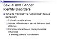 Sexual and Gender Identity Disorders PowerPoint PPT Presentation