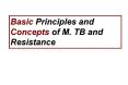Basic Principles and Concepts of M. TB and Resistance PowerPoint PPT Presentation