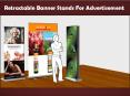 Advertisement Banner Stands PowerPoint PPT Presentation