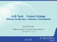 A-B Tech  Comm College    Ethicon In-Service  PowerPoint PPT Presentation