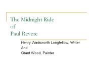 The Midnight Ride of Paul Revere PowerPoint PPT Presentation