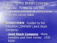Financing the British Colonies PowerPoint PPT Presentation