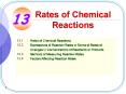 Rates of Chemical Reactions PowerPoint PPT Presentation
