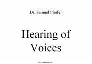 Hearing of Voices