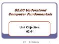 02.00 Understand Computer Fundamentals PowerPoint PPT Presentation