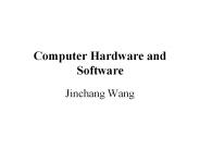 Computer Hardware and Software