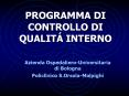PROGRAMMA DI CONTROLLO DI QUALIT PowerPoint PPT Presentation