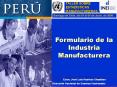 Workshop on manufacturing statistics, Santiago, Chile, 2009 PowerPoint PPT Presentation