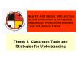 Theme 3: Classroom Tools and Strategies for Understanding PowerPoint PPT Presentation