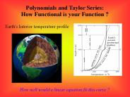 Polynomials and Taylor Series:
