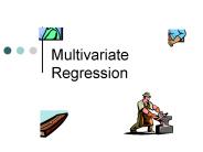 Multivariate Regression