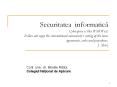 Securitatea informatica Cyberspace is like Wild West. It does not enjoy the international community PowerPoint PPT Presentation