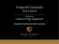 Nonprofit Essentials 2013-2014 PowerPoint PPT Presentation
