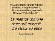 AREA DISCIPLINE ORIENTALI UISP