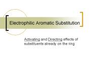 Electrophilic Aromatic Substitution