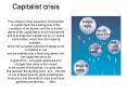 Capitalist crisis "The criterion of the expansion of production is capital itself, the existing level of the conditions of production and the unlimited desire of the capitalists to enrich themselves and to enlarge their capital, but by no means PowerPoint PPT Presentation