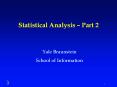 Statistical Analysis  PowerPoint PPT Presentation