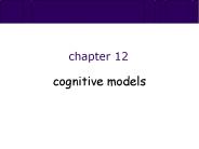 cognitive models