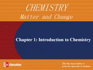 Chapter 1: Introduction to Chemistry