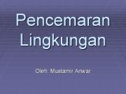 Pencemaran Lingkungan