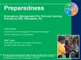 Preparedness  Emergency Management for Schools training February 22, 2007, Philadelphia, PA PowerPoint PPT Presentation